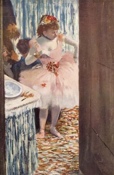 Onun kutusunda dansçı by Edgar Degas